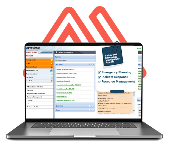 Previstar-mockup-1-single screen Previstar desktop emergency management software tool
